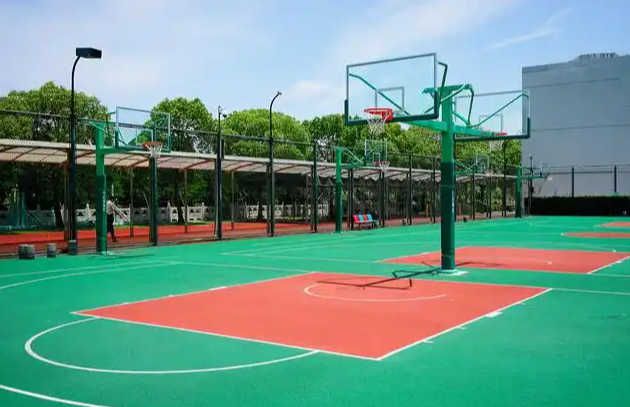 篮球场施工